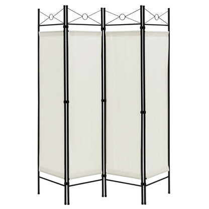 6 Feet 4-Panel Folding Freestanding Room Divider
