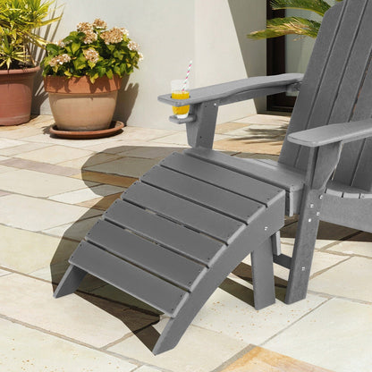 Adirondack Folding Ottoman with All Weather HDPE