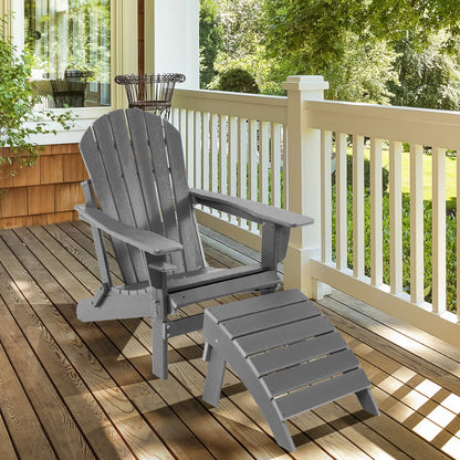Adirondack Folding Ottoman with All Weather HDPE