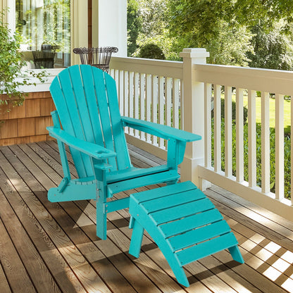 Adirondack Folding Ottoman with All Weather HDPE