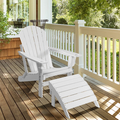 Adirondack Folding Ottoman with All Weather HDPE