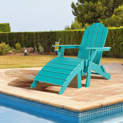 Adirondack Folding Ottoman with All Weather HDPE