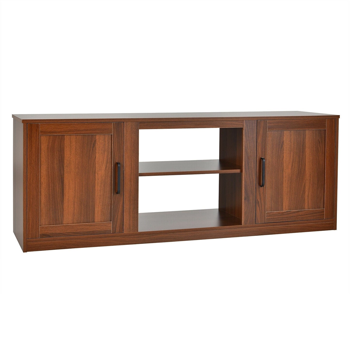 TV Stand with Double Barn Doors for TVs up to 65 Inch
