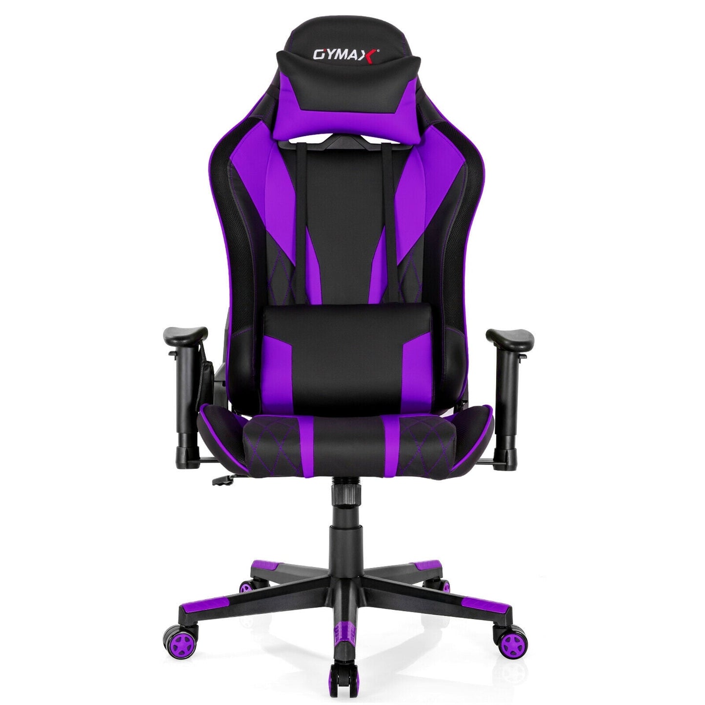Gaming Chair Adjustable Swivel Computer Chair with Dynamic LED Lights