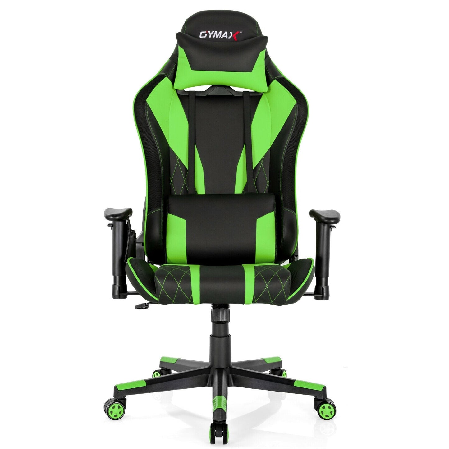 Gaming Chair Adjustable Swivel Computer Chair with Dynamic LED Lights