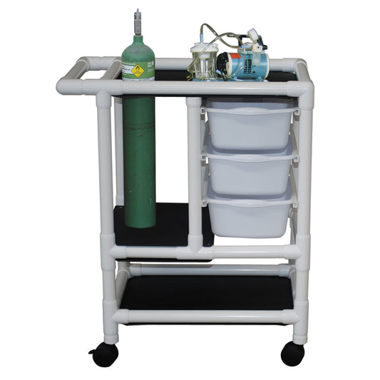 MJM International 1010-3TW Crash Cart