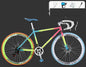 Road Race Variable Speed Solid Tire Double Disc Brake Bicycle