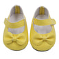 18 Inch American Girl Doll Shoes Solid Color Bow Shoes