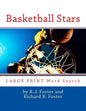 Basketball Stars: Large Print Word Search - Paperback