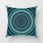 Ethnic style mandala pattern religious ceremony belief polyester pillowcase