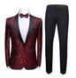 SOPHISTICATED DARK BLUE FORMAL SPECIAL OCCASSIONS DANCE PARTY’S Men's Dress Suit Set