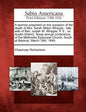 A Sermon Preached on the Occasion of the Death of Mrs. Sarah Milton Whipple: Late Wife of REV. Josiah W. Whipple, P. E., on Austin District, Texas Ann - Paperback