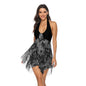 Plus Size Bikini Split Swimsuit Dress Two Piece