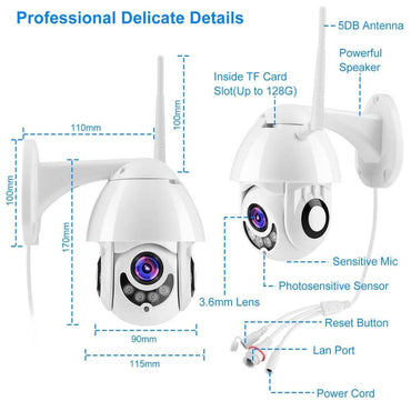 1080P FHD WiFi IP Camera Two-Way