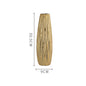 Ceramic Vase Golden Flowers Water Culture Decoration Living Room