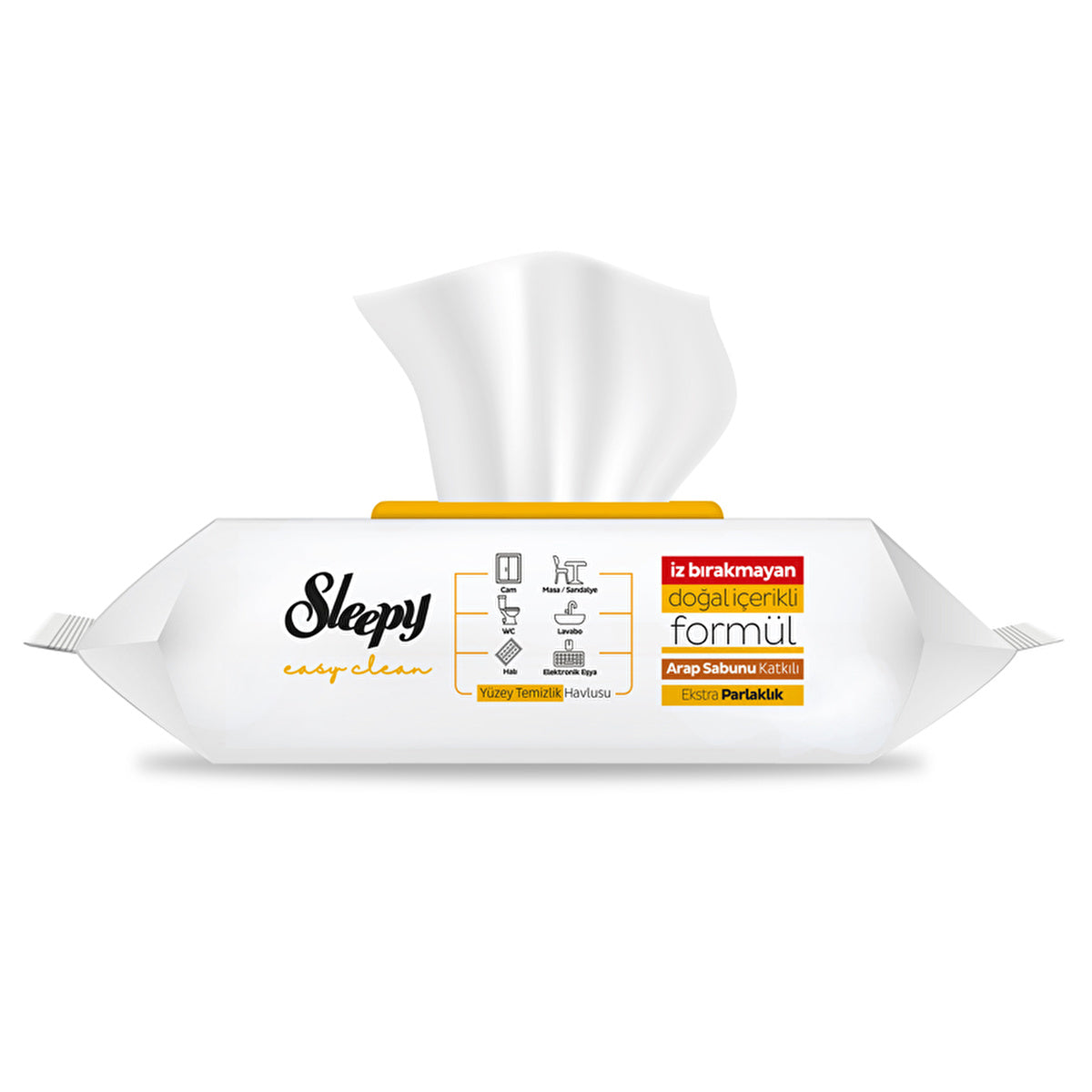 Natural Surface Cleaning Cloths with Arabic Soap - 100 Count | Eco-Friendly
