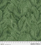 108" Earth Tones Green Leaf Cotton Wideback Fabric per yard