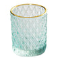 Relief Stained Glass Candle Holder Decoration Gift