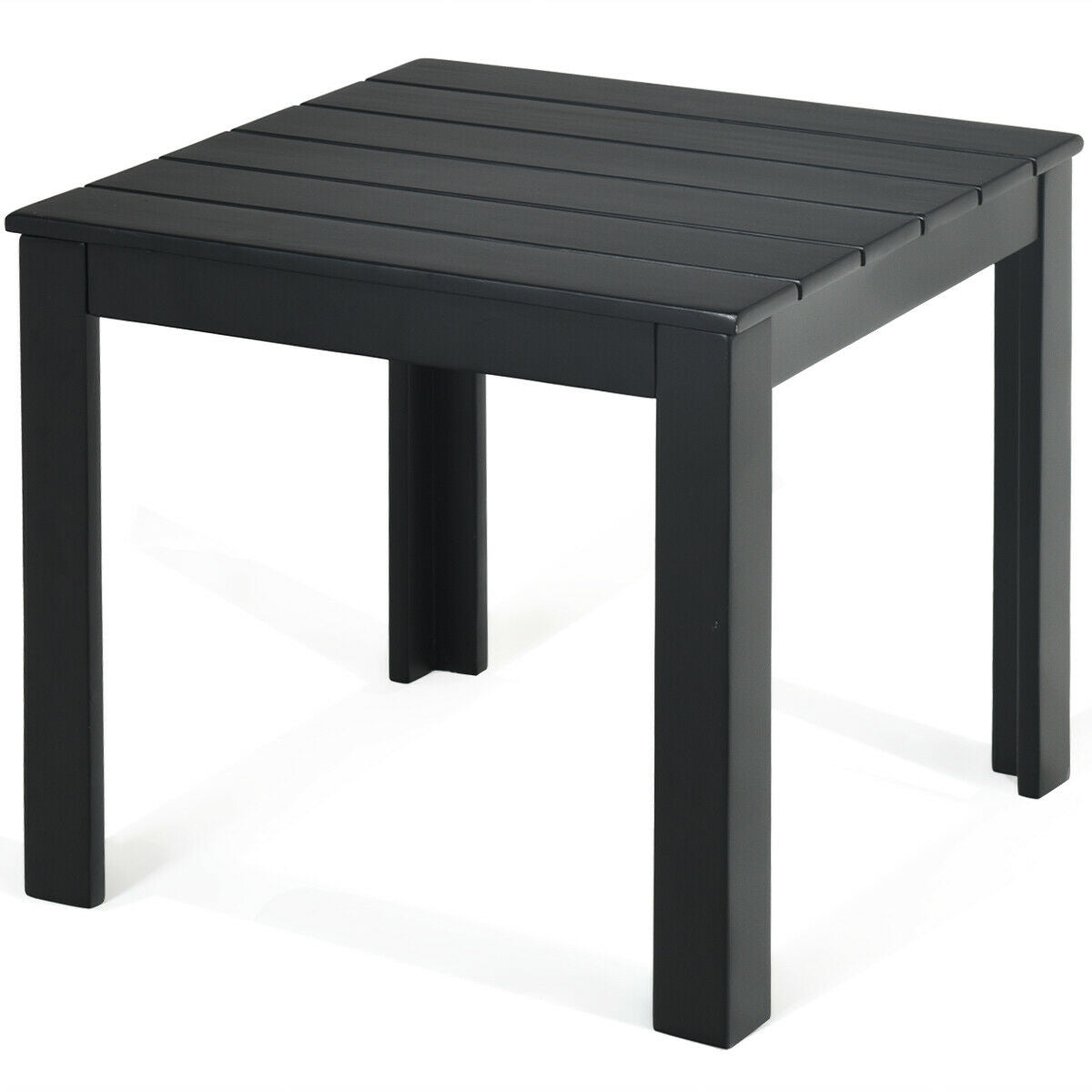 Wooden Square Patio Coffee Bistro Table