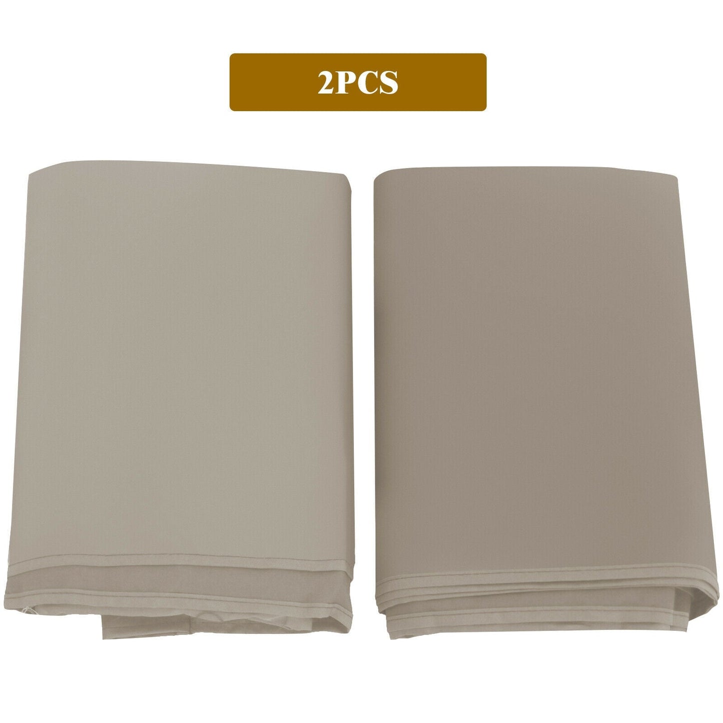 16' x 8' 2Pcs Universal Replacement Canopy for Pergola Structure Sun Awning-Brown