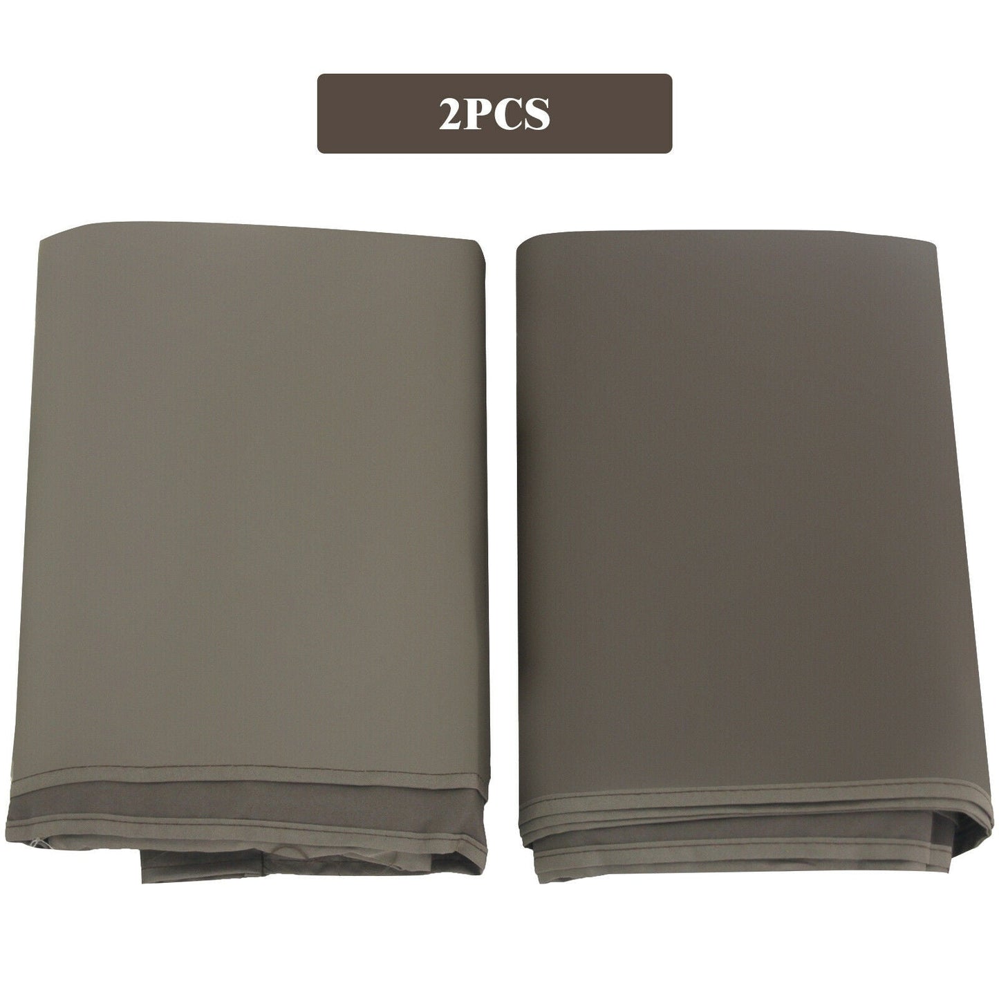 16' x 8' 2Pcs Universal Replacement Canopy for Pergola Structure Sun Awning-Brown