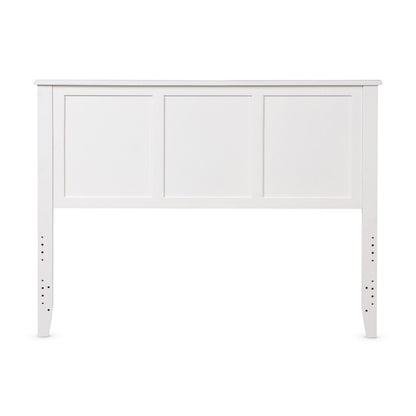 Full Wood Headboard Flat Panel with Pre-drilled Holes and Height Adjustment