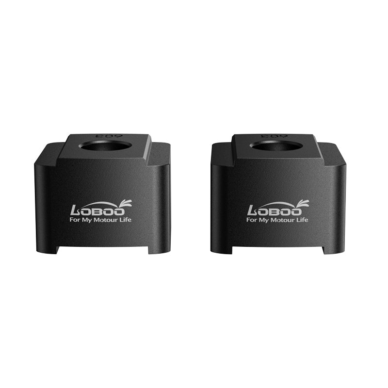 LOBOO  Handlebar Risers for CFMOTO 800MT-X (2024-on) – 0.78 in CNC Aluminum Riser Kit, Black Anodized Finish