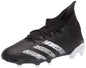 adidas Firm Ground Predator Freak .3 Soccer Shoe (boys) Black/White/Black 12 Little Kid