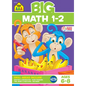 School Zone Big Math 1-2 Workbook - Paperback