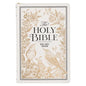 KJV Bible Thinline LP White and Gold W/Zipper - Leather