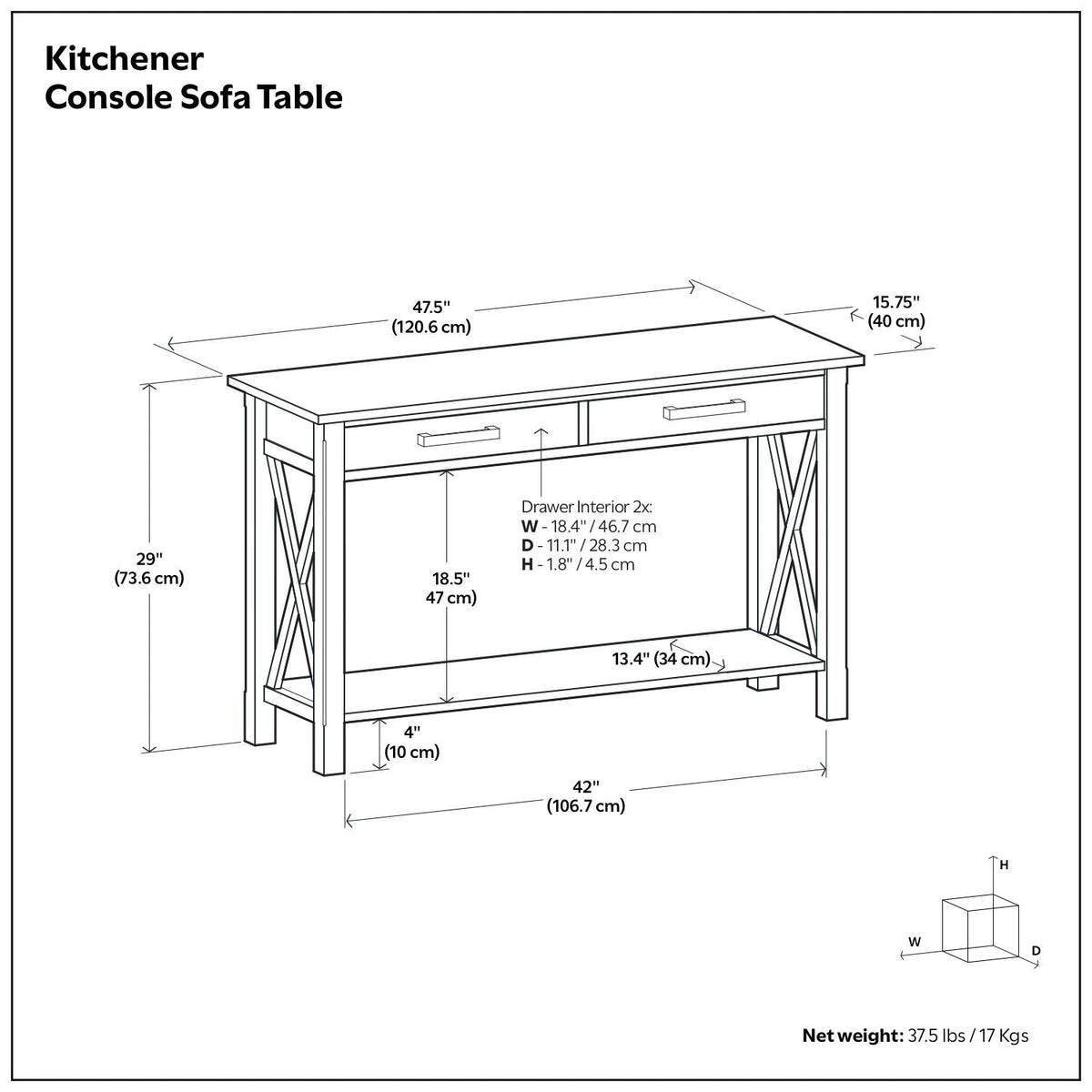 Kitchener - Handcrafted Table