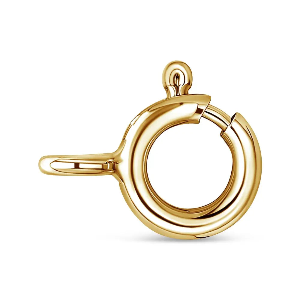 4.0 Cttw Diamond Circle Pendant in 10K Gold-Plated Sterling Silver