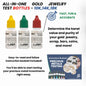 JSP 10K 14K 18K Gold Jewelry Acid Testing Kit Solutions Bottles Coins Bars Scrap Oro Appraise Checker