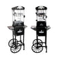 Premium 10OZ Portable Kettle Popcorn Maker Machine With Cart (SAK42196)