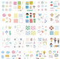 Gift box set sticker