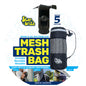 Star brite Mesh Trash Bag w/Locking Suction Cup  Litter Guard Cinch Tie - 5 Gallons