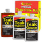 Star brite Premium Teak Care Kit - Step 1, Step 2,  Step 3 - 32 oz