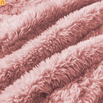 Sectional Sofa Modular Plush Pink 3 Seat Non-Slip 114 In