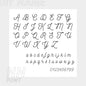 Personalized Custom 316L Stainless Steel Jewelry, English Alphabet Name Anklet