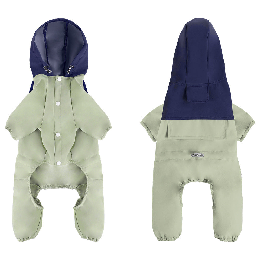 Pet Small And Medium Sized Dog Waterproof And Dustproof Shell Jacket