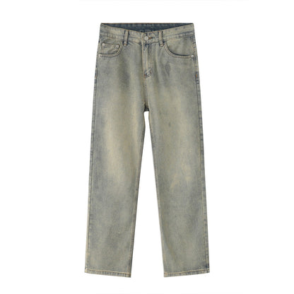 Straight Leg Jeans with Pockets