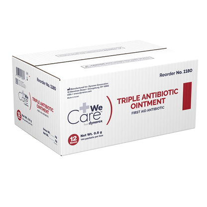 Dynarex Triple Antibiotic Ointment, 0.5 g Foil Packet, 10/bx, 100bxs/case (1000 Count)