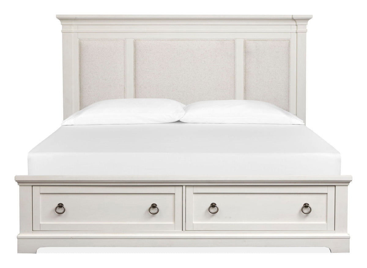 Kingston - Upholstered Panel Storage Bed