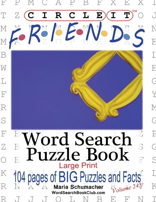 Circle It, Friends Facts, Word Search, Puzzle Book - Paperback