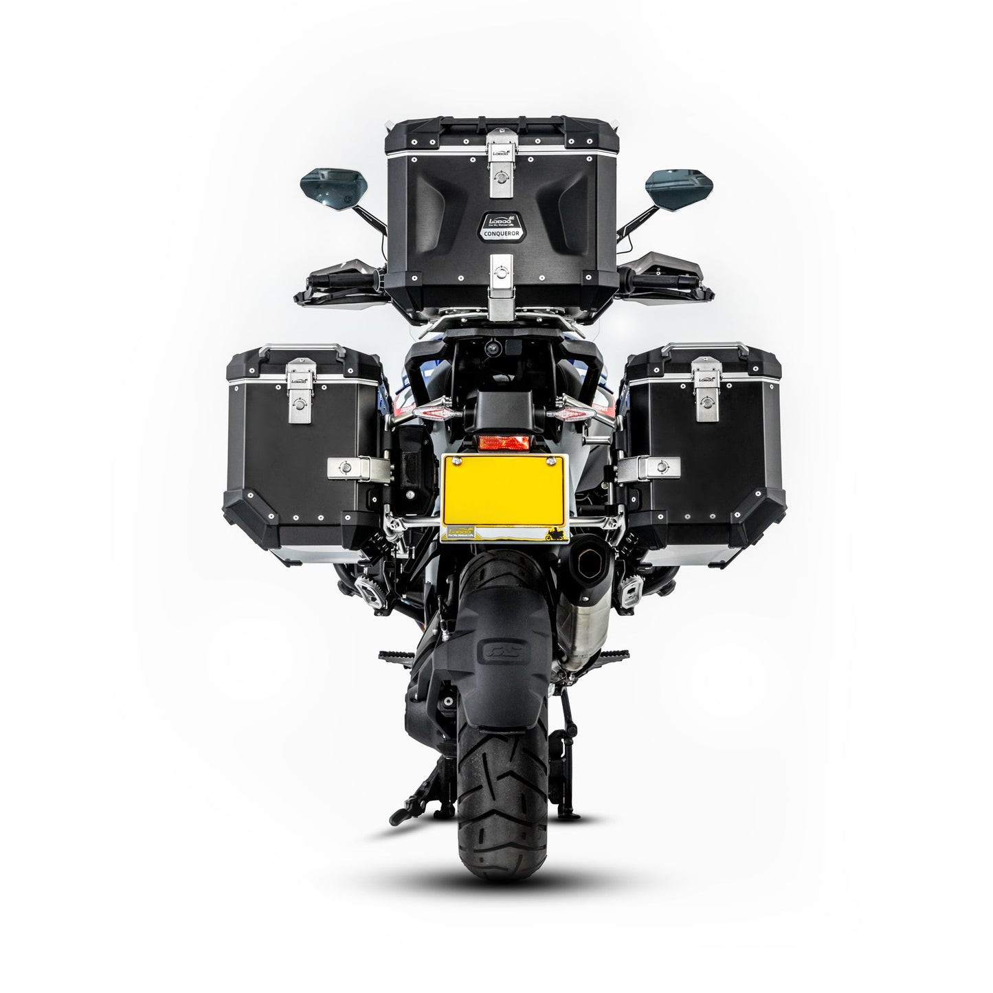 LOBOO CONQUEROR Aluminum Cases & Racks Set for BMW R1300GS / R1300GS Adventure