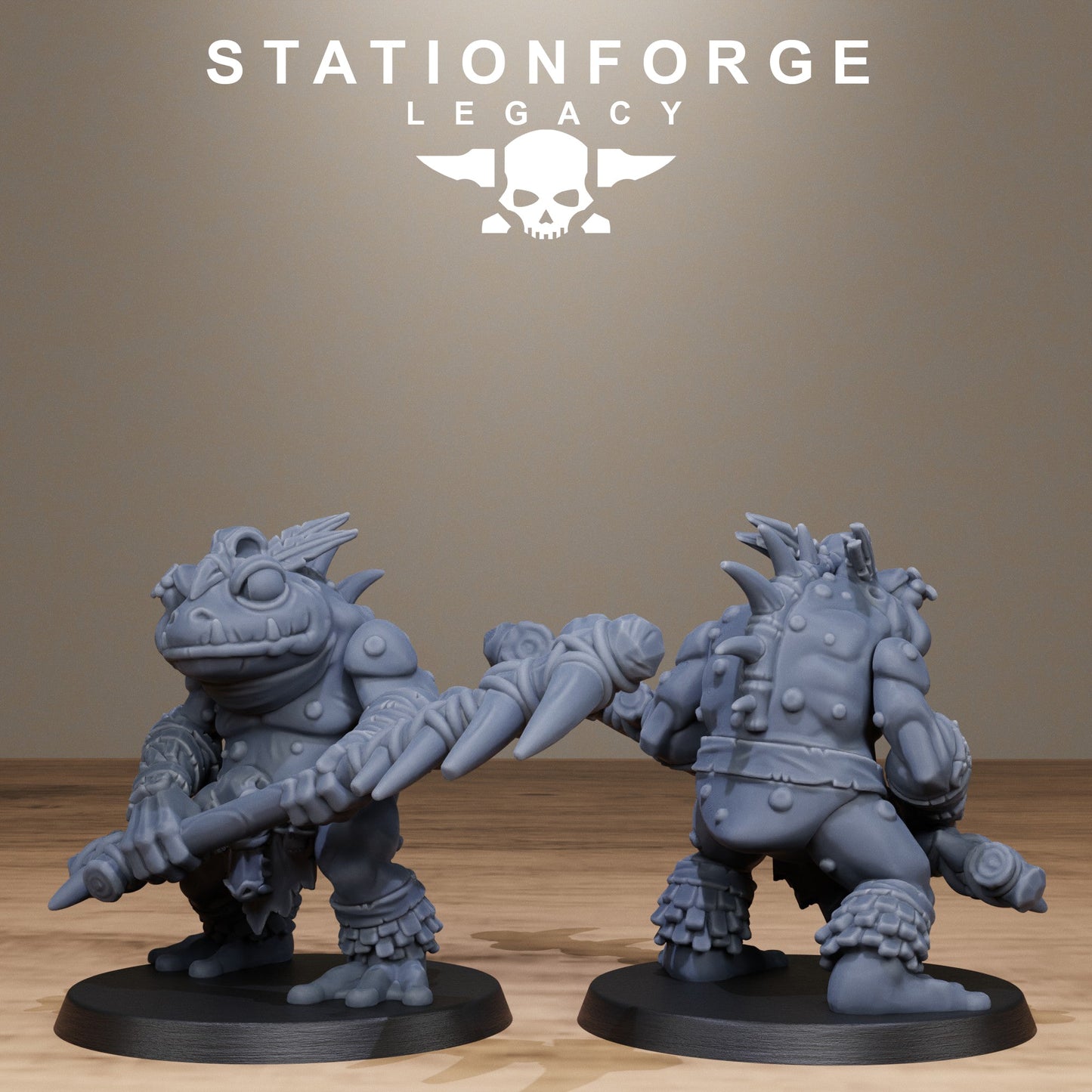 3D Printed Bogkin Heavies by Stationforge Miniatures
