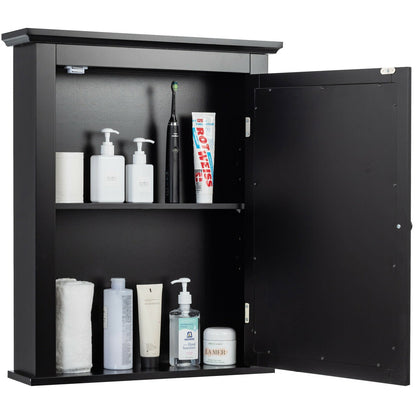 Bathroom Wall Mounted Storage Mirror Medicine Cabinet
