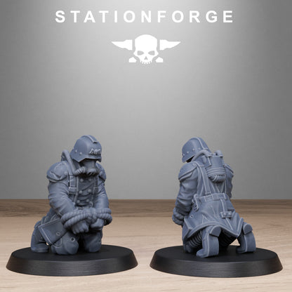 3D Printed GrimGuard Objective Markers by Stationforge Miniatures