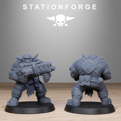 3D Printed Orkaz Bros Infantry by StationForge Miniatures