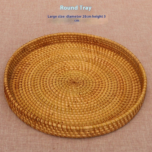 Vietnamese Handwoven Rattan Tray